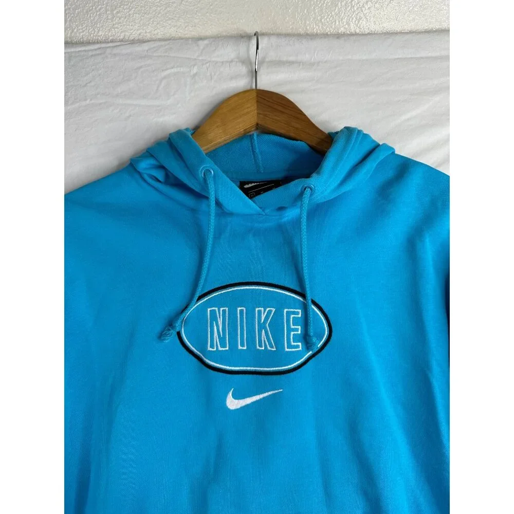 Nike Sportswear Women's‎ Varsity French Terry Hoodie Blue size Medium